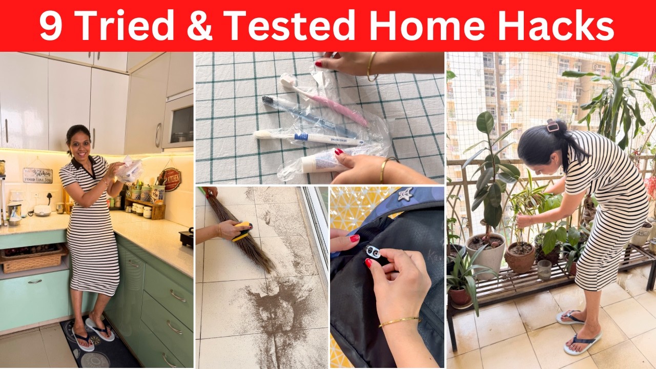 9 Amazing Home & Kitchen Hacks | Organize, Clean & Decoarte your Home ...
