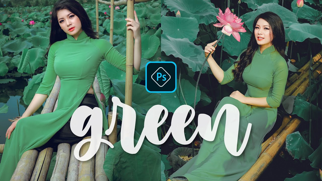GREEN preset photoshop cc (Free)