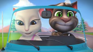 hit the road talking tom shorts cartoons for kids wildbrain kids