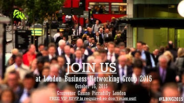 Join us at London Business Networking Group meetup 2015!