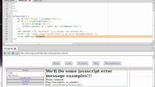 Famous Javascript and Jquery popup error messages Profile