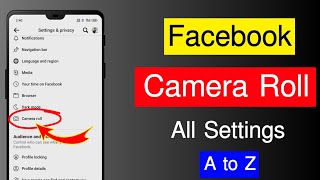 Facebook camera roll settings | Facebook camera roll settings bangla 2024 | Camera roll screenshot 4