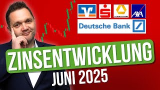 Aktuelle Zinsentwicklung im Juni 2025