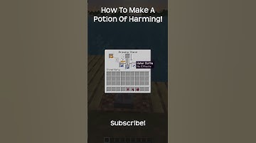 How To Make A Potion Of Harming In Minecraft!