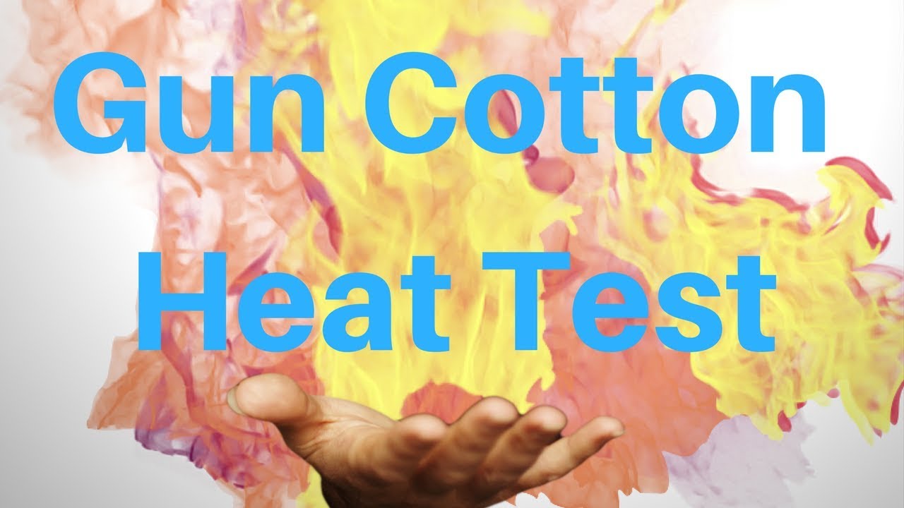 Gun Cotton (Nitrocellulose) Heat Sensitivity Testing YouTube