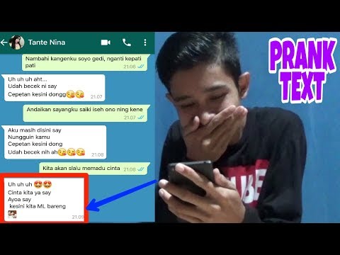PRANK TEXT Banci | Malah BECEK!!! Diajak ML | Pakai Lagu Sayang PRANK TEXT Banci | Malah BECEK!!! Diajak ML | Pakai Lagu Sayang