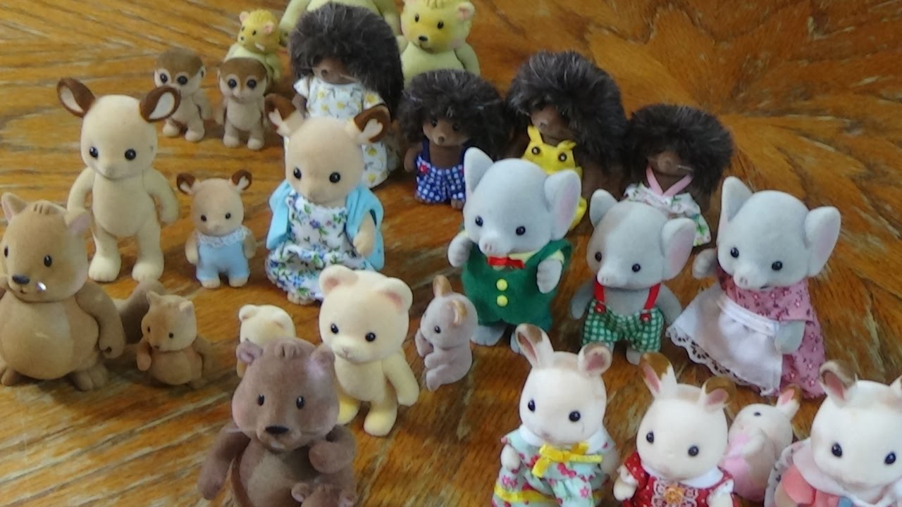 Famiglia Di Leopardi Delle Nevi Sylvanian Families (Calico Critters