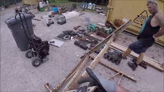 Filling The Bin With HMS Scrap Metals