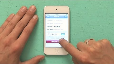 How to Sign Out of Twitter on iPod : Using an iPod Touch