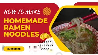 How To Make Ramen Noodles // Noodle November// Jeni Gough