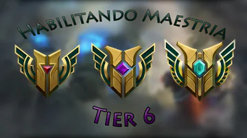 Como fazer maestria 6 no LoL?