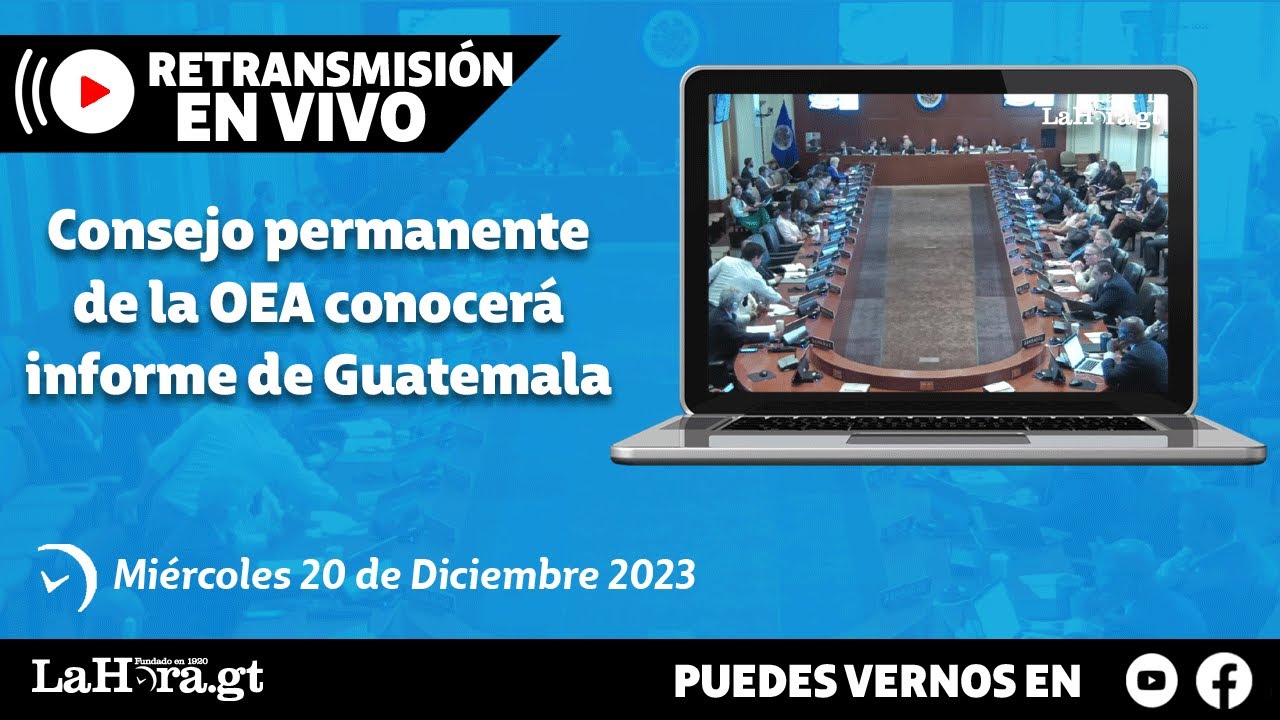 Retransmisión en vivo: Consejo permanente de la OEA conocerá informe de ...