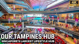 OUR TAMPINES HUB Afternoon Walking Tour [4K] Singapore - June 2022