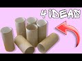 4 ИДЕИ из ВТУЛОК от туалетной бумаги | Toilet paper roll crafts | DIY