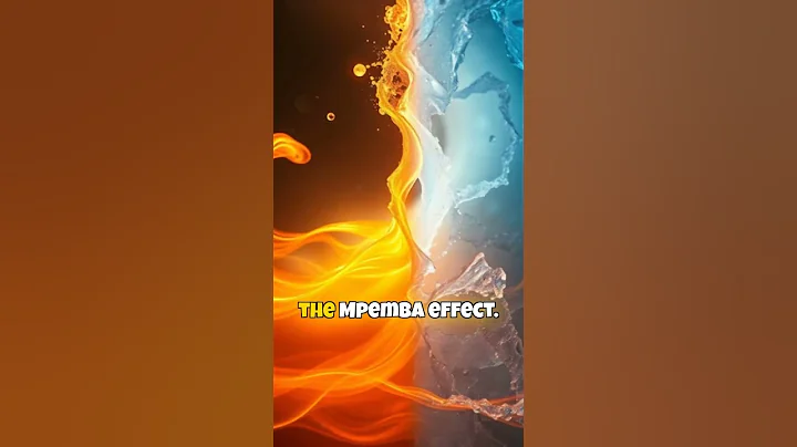 ❄️🔥 Did you know? Hot water can freeze faster than cold water under the right conditions!