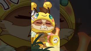 Mess with Chibi Beemo's honey, and you'll feel the sting. OUCH! 🐝😿 Poor Doughcat!