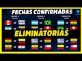 NUEVO FIXTURE PARA LAS ELIMINATORIAS SUDAMERICANAS |  CONFIRMADAS FECHA 7 Y 8