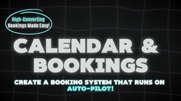How to Set Up Bookings & Appointments in GoHighLevel (2025) | Calendar Automation Tutorial