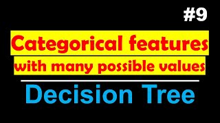 Categorical features with many possible values | Decision Tree | Lec 9