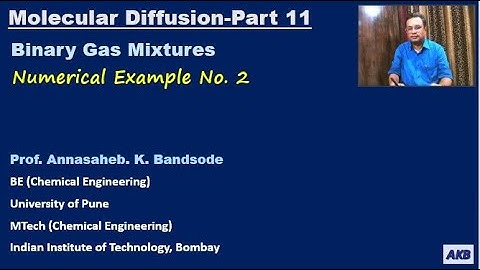 Molecular diffusion in fluids Part 11: A 2nd numerical Example Based on Diffusion in Gas Mixtures