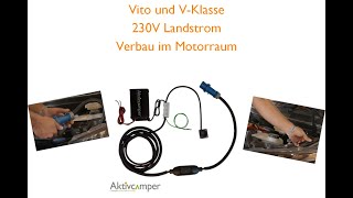 230V Landstrom Nachrüsten Im Mercedes Vito V-Klasse Marco Polo Activity