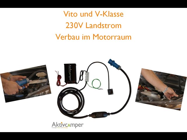 230V Landstrom nachrüsten im Mercedes Vito V-Klasse Marco Polo Activity 