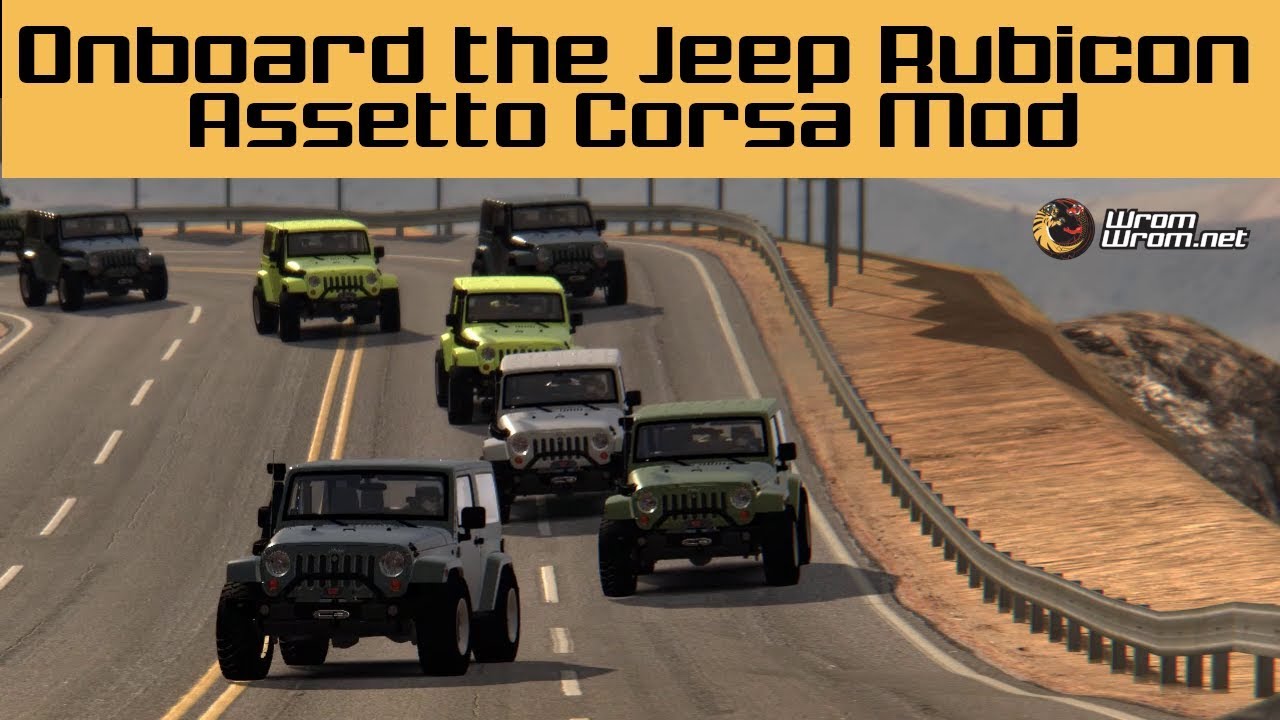 Assetto Corsa Mod Test: Onboard the Jeep Rubicon - YouTube