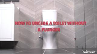 Yep, it can be done! get more info at:
https://www.familyhandyman.com/plumbing/5-ways-you-can-unclog-a-toilet-bowl-without-a-plunger/
every product is indepe...