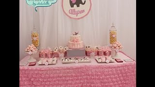 Dessert Tables. Time-Lapse