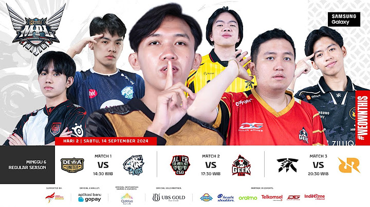 🔴 LIVE | MPL ID S14 | Regular Season Hari 2 Minggu 6 | Bahasa Indonesia
