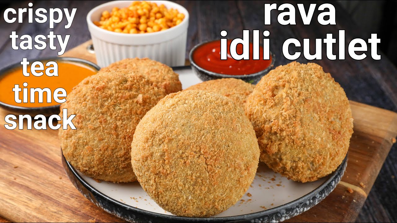 Rava Idli Cutlet Recipe using MTR Rava Idli Mix Sooji ka Idli patties