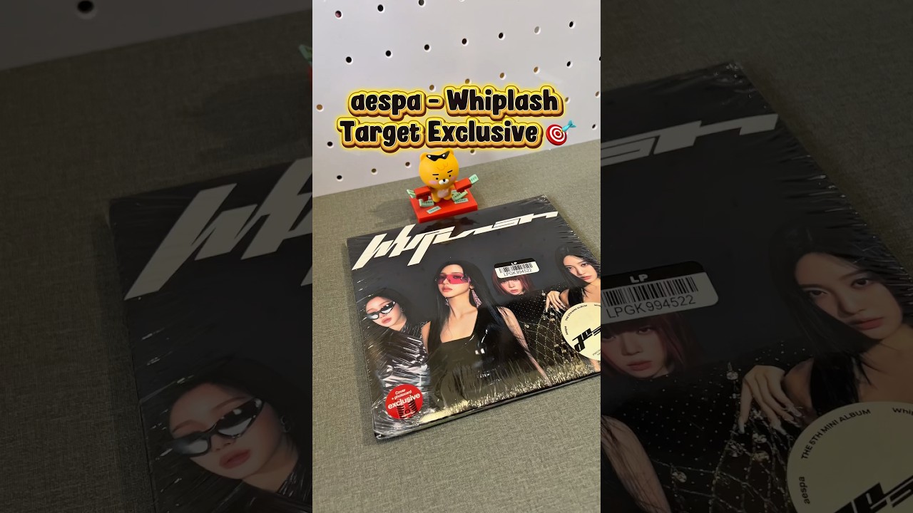 aespa • The 5th Mini Album Whiplash Target Exclusive Speed Version Kpop Album Unboxing #kpop