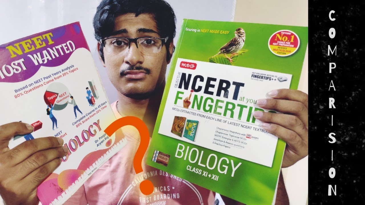 Comparison between MTG NCERT Fingertips NEET and NEET Most Wanted