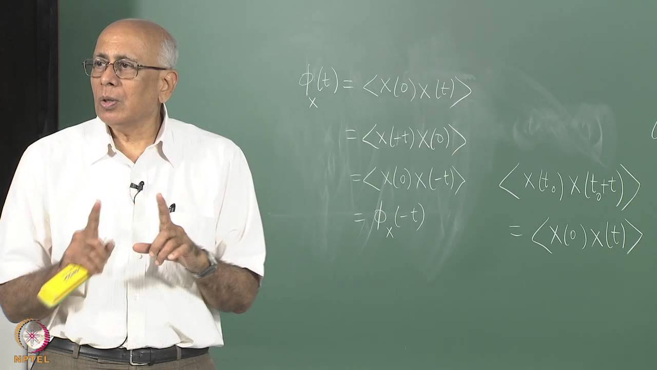 Mod-01 Lec-19 Power spectrum of noise