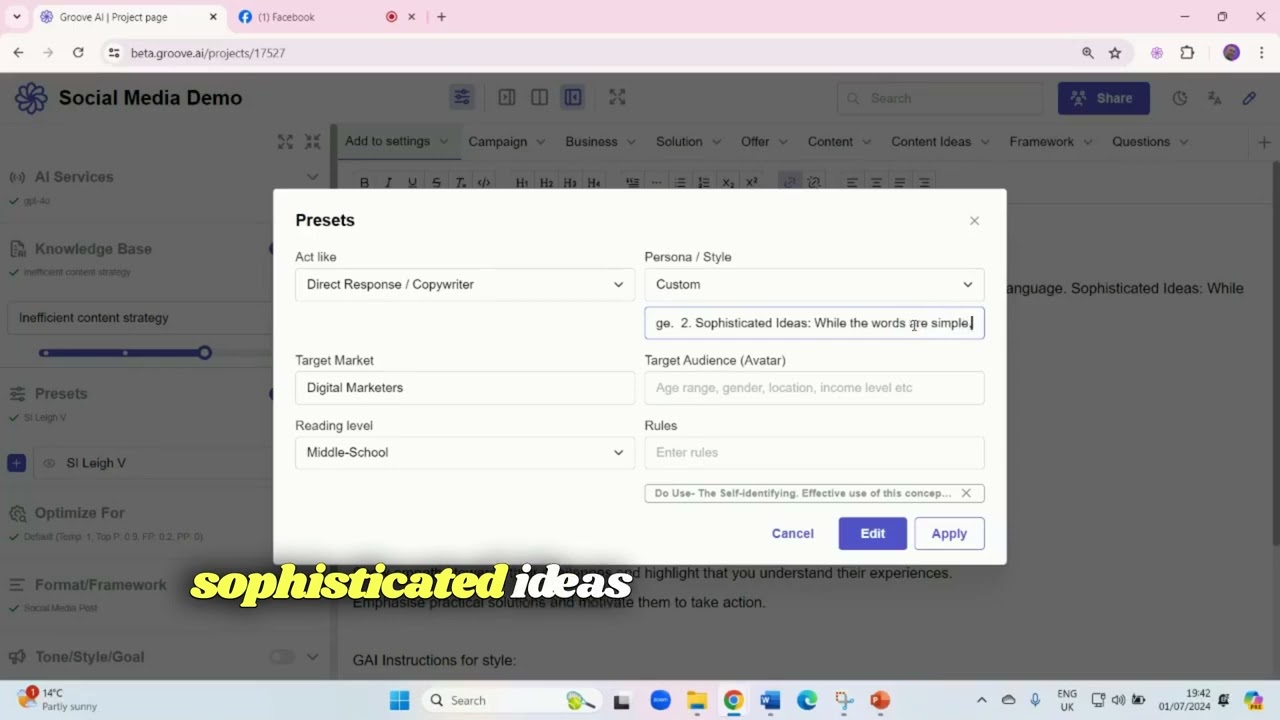 This is Groove AI - Your Ultimate Prompt Engineering Tool