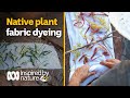 Artist explains natural bundle dyeing technique | Inspired by nature | ABC Australia