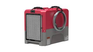 Review ALORAIR LGR Commercial Dehumidifier 180 Pint Pump Basement Crawlspace Red
