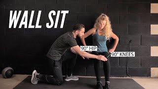 How to do the Wall Sit | Variations and Common Mistakes