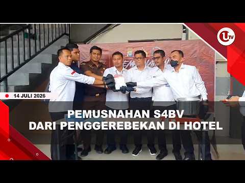 POLRES KARIMUN MUSNAHKAN 747,26 GRAM SABU DARI PENGGEREBEKAN DI HOTEL | U-NEWS