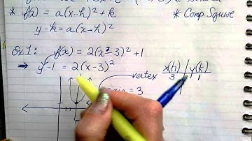 Algebra 2 L 7 6 Quadratic Functions 1 of 2