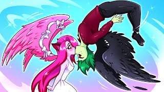 Whose wing is this? ✨Fairy Princess Pinky vs Werewolf Love Story by TaDa Toons TV