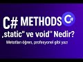 🚀 Yeni Başlayanlar İçin C# Methods | Sıfırdan Metot Mantığını Öğren!