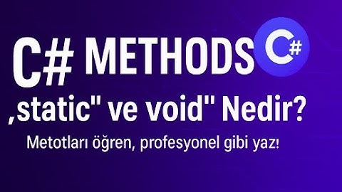 🚀 Yeni Başlayanlar İçin C# Methods | Sıfırdan Metot Mantığını Öğren!