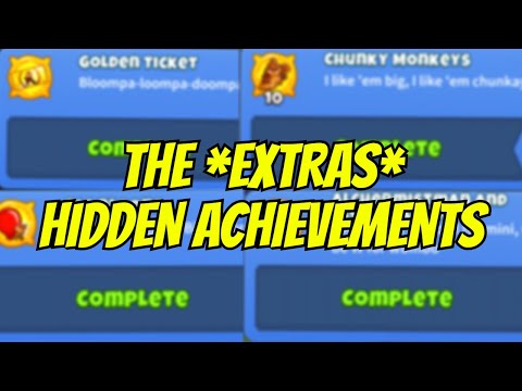 How To Unlock The *EXTRAS* Hidden Achievements (Small Bloons, Big Bloons, Small Towers, Big Towers)