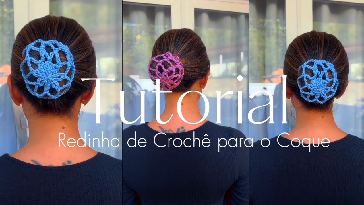 Redinha de Crochê para Cabelo | Acessório Fácil e Moderno Passo a Passo
