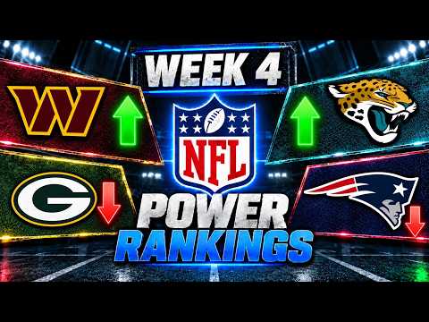 NFL Week 4 Power Rankings 2026 (ONLY 5 UNDEFEATED TEAMS LEFT!!!)