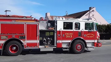 [HORN] SCFD Engine 3113 and AMR Responding Code-3 to Medical Emergency