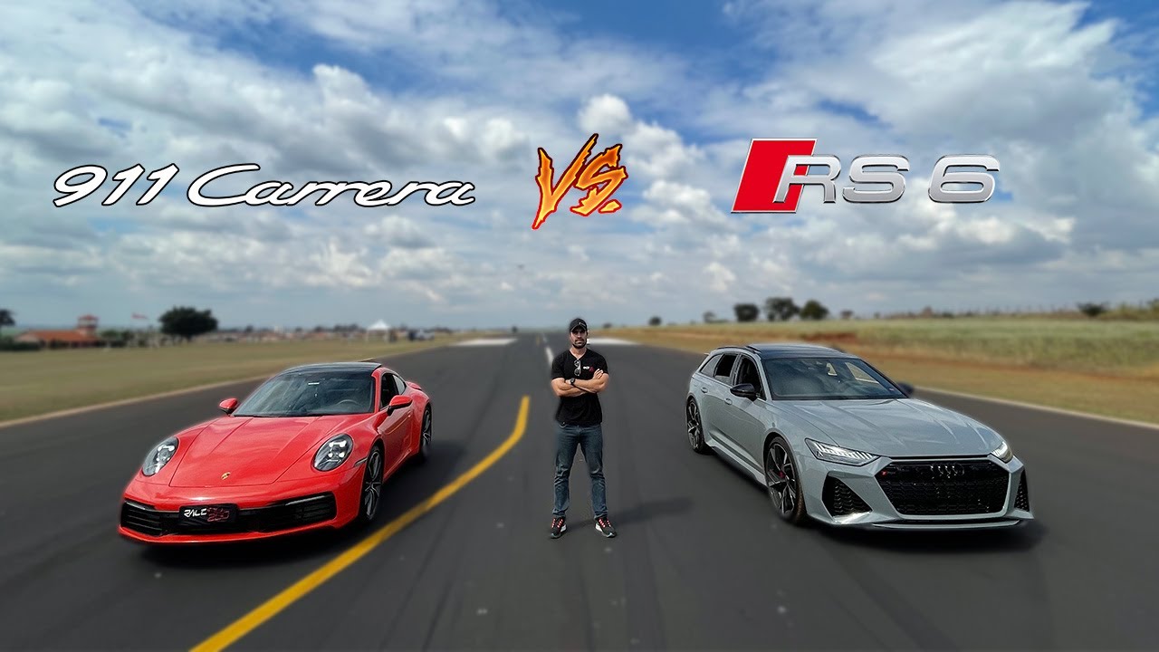 AUDI RS6 vs PORSCHE CARRERA 992 | 600 CV vs 385 CV | QUEM LEVA