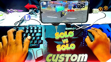 GG MOUSE PRO 1VS1 FREE FIRE GAMEPLAY 🔥 WITH HANDCAM KEYBOARD AND MOUSE 🔥
