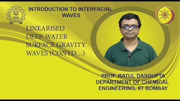 Lecture 31: Linearised deep-water surface gravity waves (contd…)
